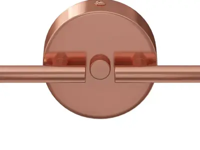 4 Light Metal Ceiling Lamp Erma 3D model