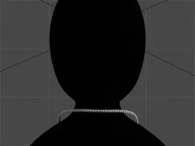 Discover the Magic of Digital Art cuban chain Low-poly 3D model