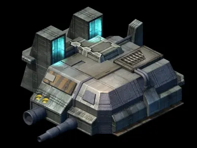 Space-energy station 01 3D model