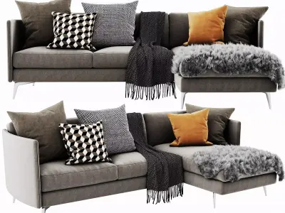 BoConcept Osaka 6 Chaise Lounge 3D model