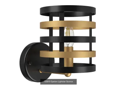 735 Epsilon Lightstar Collection of Loft Lamps 3D Model Pack