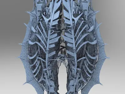 Fantasy Pirate Ship Hive station 2  3D model