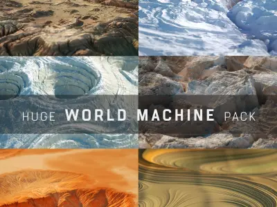 Huge World Machine Pack 3D model
