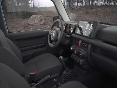  Blue SUV Suzuki Jimny 2025 