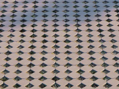 Eco paving stone 01 3D model