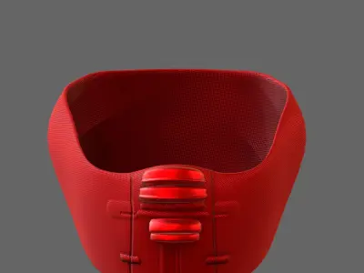 Gas mask helmet 3d model scifi Low-poly  Low-poly 3D model 294