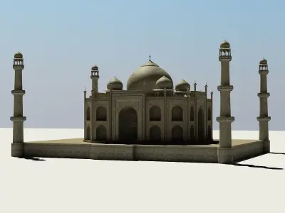 Taj Mahal 3D model  3D model