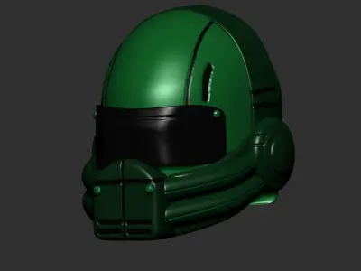 helmet high poly sculpt 3d printable  3D model 100