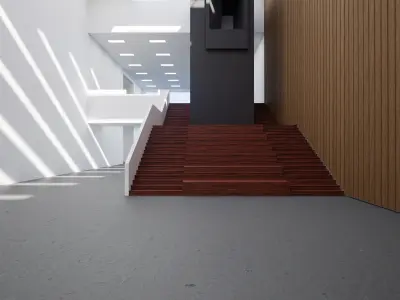 Art Museum Gallery Interior 39 Low-poly 3D model