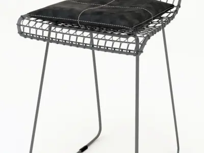 Wire Bar Chair 3D model