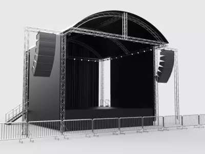 Concert Stage 7 3D model