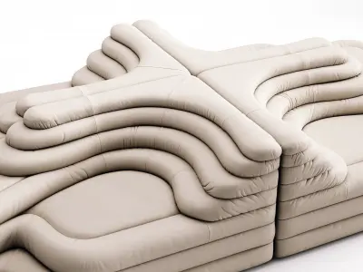 DS 1025 Terrazza Sofa Set 3 3D model