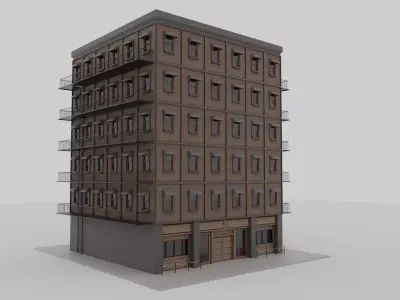building Low-poly 3D model