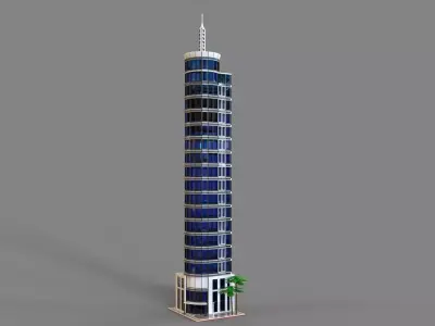 Lego hotel 3D model