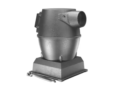 Cast Iron Wood Stove  3D model