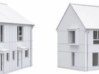37 Neighborhood Houses 3D Model Pack