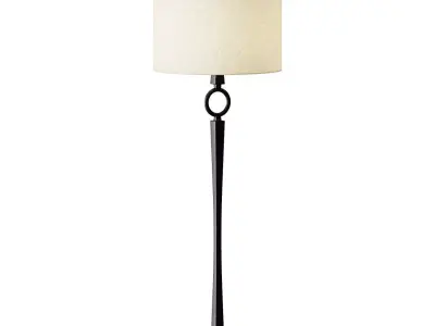 Easton Forged Iron Floor Lamp 3D model