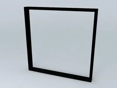 3D window frame very detail Free 3D model