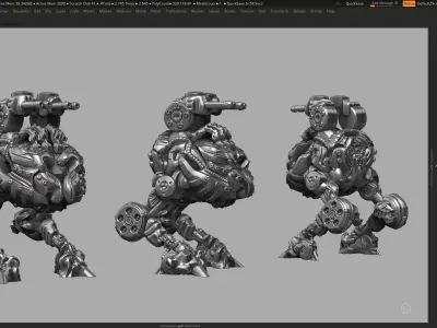 robot battle a08 3d print model  3D print model