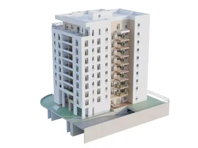 Residence Building 3 3D model