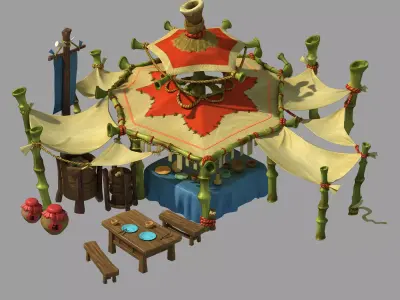 City - Supply point 3D model