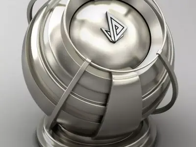 VRAY SHADER---METAL---Palladium Texture