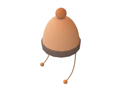 Winter Hat V1 003 Low-poly 3D model