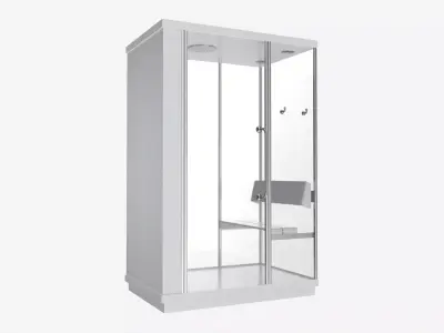 Shower-steam Two People Cabin 3D model
