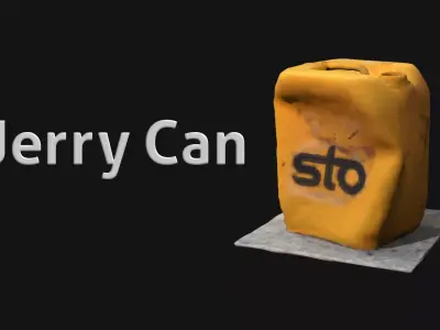 Jerrycan sto box 3D model