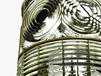 Fresnel Lens for Lighthouse 1st Oreder 3D model