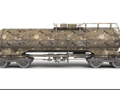  Railroad Tank Car Camouflage 