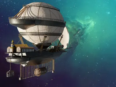 Nebula Spaceship 3D model