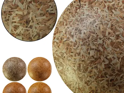 Wood OSB-particle board-chipboard - seamless Texture