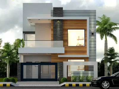Small modern House  3D model