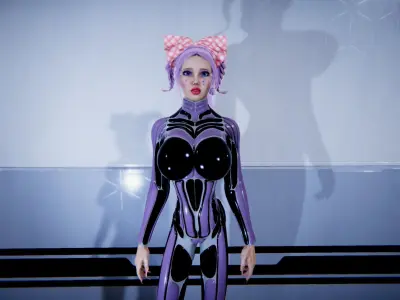 Serah Scelenia Bundle Low-poly 3D model