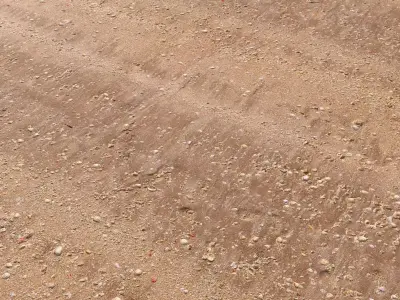 Sand Beach 03 PBR Low-poly 3D model