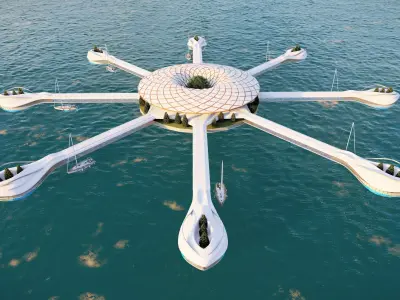 Floating City Project Asylum  3D model