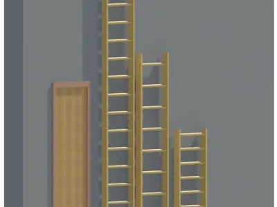 Parametric Ladder 3D model