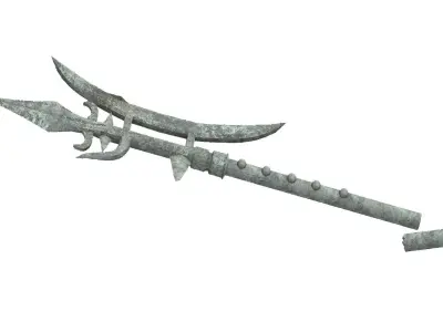 Broken Soldier Statue - Stone Scree 07 3D model