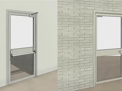 Emergency Exit Door 3D model