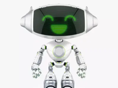 CUTE CAT BOT II 3D model