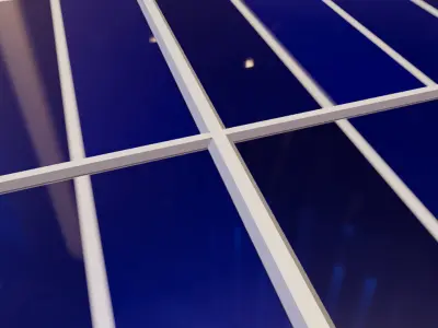 Solar Panel Low-poly 3D model