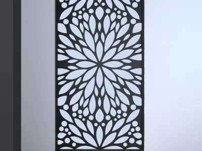 3d screen window Low-poly 3D model