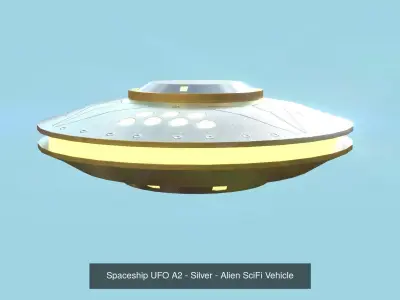 06 Spaceship UFO Collection - Alien SciFi Vehicle 3D Model Pack