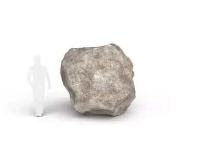Rock M08A Low-poly 3D model
