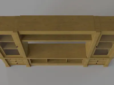 Entertainment Media Console 3D model