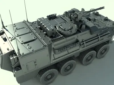BTR-90    APC 3D print model
