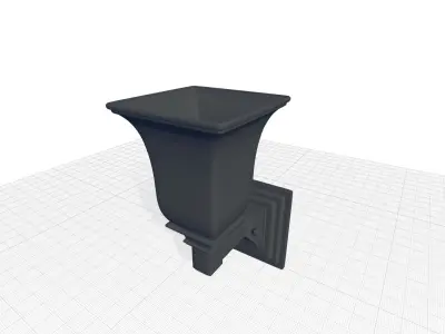 Belmore 1 - Light Dimmable Armed Sconce 3D model