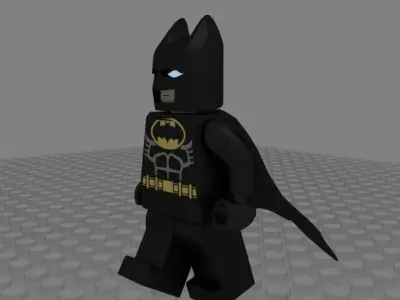 Lego Bat-man Free 3D model