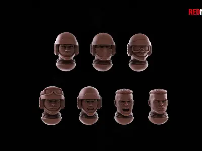 Shock Troops - Squad of the Imperial Force 3D print model